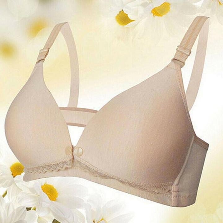 【VisioN Shop】Women's Maternity Pregnant Nursing Bra Underwired Breastfeeding Bras Feeding