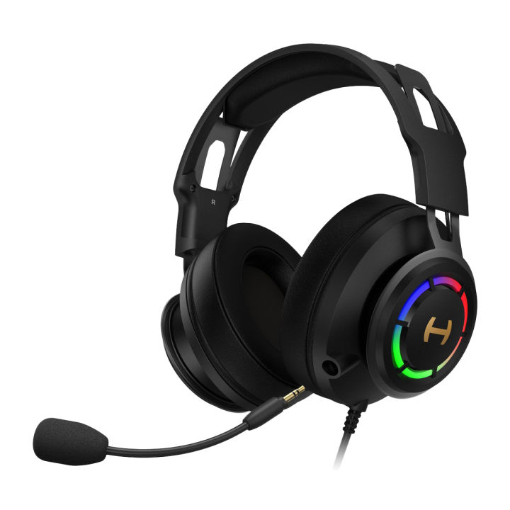 Edifier G35 PC Gaming Headset Hi-Res Sound Quality USB Over-Ear Headphone with 7.1 Surrounding Sound, 50mm Hybrid Driver, ENC Noise Cancelling Mic, 16.8m RGB Light for PC PS4 Mac Laptop Desktop Black | Headphones | Gaming | Headphones 7.1Surrounding |