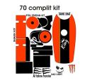 CD70  complit fancy kit  pvc Sticker For Bikes  00112. 