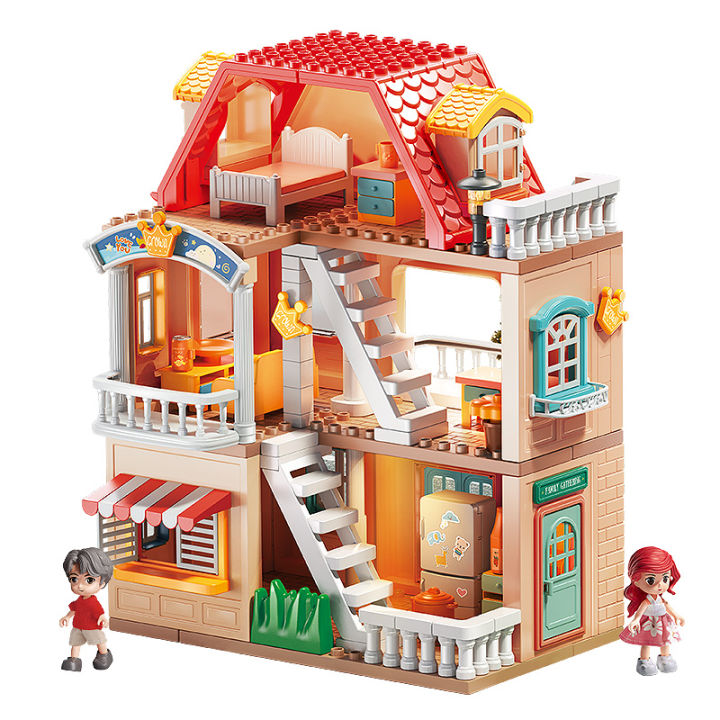 Feile%20children%20play%20house%20doll%20house%20princess%20castle%20building%20block%20villa%20small%20house%20boy%20and%20girl%20birthday%20gift%20doll%20-%20Image%206