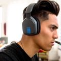 ASTRO A10 Wired Gaming Headset , Lightweight and Damage Resistant, ASTRO Audio, 3.5 mm Audio Jack, for Xbox Series X|S, Xbox One, PS5, PS4, Nintendo Switch, PC, Mobile -  (Without box) black & white/blue (Free Y Splitter). 