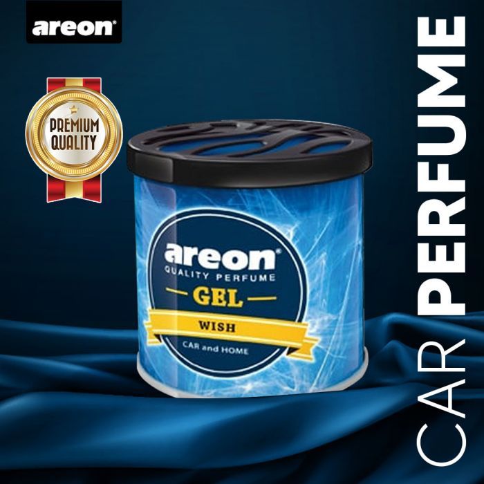 Areon Gel Car Perfume Air Fresher - Wish | Made in Bulgaria