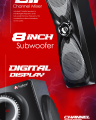 Audionic Rainbow R-35 2.1 Bluetooth Speaker with USB, SD Card, AUX Input & Remote Control. 