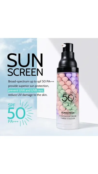 One%20Step%20SPF%2050%20+%20PA%20+++%20Three%20Color%20Concealer%20Cream%20Primer%20Concealer%20%20before%20Makeup.%20Sunscreen%20&%20Color%20Corrector,%20,Oil%20Control%20&%20Moisturizing%20Skin%20Tone%20Correcting%20and%20Brightening%20Primer%20.%20%C2%A0%20-%20Image%205