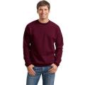Maroon Solid Fleece Sweatshirt For Men. 
