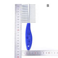 Pet Grooming Comb Stainless Steel Pet Comb Grooming Comb Double Sided Pet Comb Random Color. 