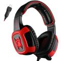 SADES SA 906i USB GAMING HEADSET WITH VIBRATION. 