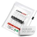 【All Of Me】(20 Pcs) Super Fast Recovery Diode 4A 600V 25-50ns DO-201AD (DO-27) Axial 4 Amp 600 Volt MUR 460 MUR460R. 