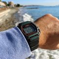 CASIO DIGITAL WATCH WITH BLACK RUBBER STRAP MEN'S WATCH - DW-290-1VS. 