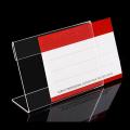 IFOS ultition Acryl Shop er Clear Label older isplay Stand able ecoration re ag. 