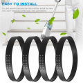 4 Pack Vacuum Belt Replacement Belts for Eureka Style U E0205 Upright Vacuum Cleaner,for Eureka NEU202,NEU181,NEU180,Etc. 