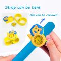 Cartoon Panda Lion Tiger Children Watch Baby Look Time Toy 1-15 Years Old Kids Watches Cute Dinosaur Boys Girls Child Slap Watch. 