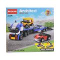 Decool Architect Vehicle Transporter Building Blocks For Kids Technique Jisi Bricks Block & Engineering Toy Creative Truck Lego_ Toys Plastic Educational 264+ Pcs DIY Brick Off-Roader Sports Car Model Play Build Skill Set Gift For Teenager Boys Code: 3114. 