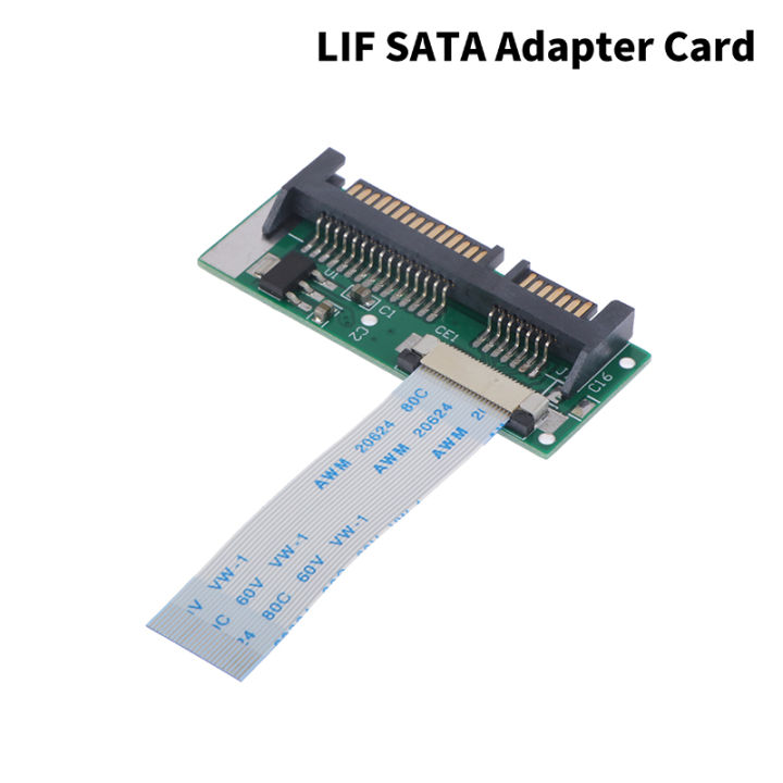 1.8inch LIF HDD Hard Disk Drive SSD to 2.5inch SATA Converter Adapter Card HS12UHE/MK1639GSL/MK2239GSL Hudduo
