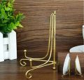 Iron Easel Display Stand Resin Coaster Stand Photo Stand Resin Plate Holder Plate Display Stand Iron Easel Stand Decorative Display Metal Display Stand Easel Stand Tabletop Display Stand Picture Frame Stand Book Stand | Plate Holder | Photo Display. 