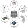 WS2812B LED RGB Flexible Pixel Panel 16X16 Individually Addressable Panel Light LED Module Matrix Screen. 