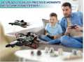RC Airplane Fighter, Foam Remote Control Airplanes for Kids Adults, RC Plane Fighter Jet Toy with Auto Hover, Headless Mode 3D Flip Colorful LED Lights & Batterie, Drone for Kids. 