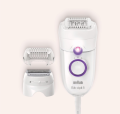 Braun Silk-Epil-SE5541-Wet & Dry Epilator With 4 Extras. 