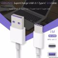 100% Original Huawei USB Type C 4.5V 5A Super Charging Data Sync Cable For Huawei P20/P20Pro/P10/P10Plus/Mate 10/Mate 10 Pro/Mate9/Mate9Pr. 