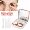 Contact Lens Case High Quality Travel Kit Square Travel Portable Solid Color Lens Cover Container Beauty Pupil Storage Soaking Box Eyewear Accessories. 