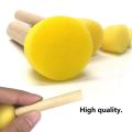 Foam Pouncer Assortment-Sponge Painting Stippler Set 24/pkg-Foam Brush Value Pack-6(1/2 inch),6(3/4 inch),6(1-3/16 inch)6(1-3/4 inch). 