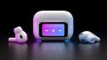 Airpods_Pro 5th Gen Digital Display A9pro ANC+ENC Fifth Generation + Wisdom Screen ANC + Double Mark ENC + Ear Detection Light Sense Earbuds TWS Wireless Earbuds Bluetooth Earbuds. 