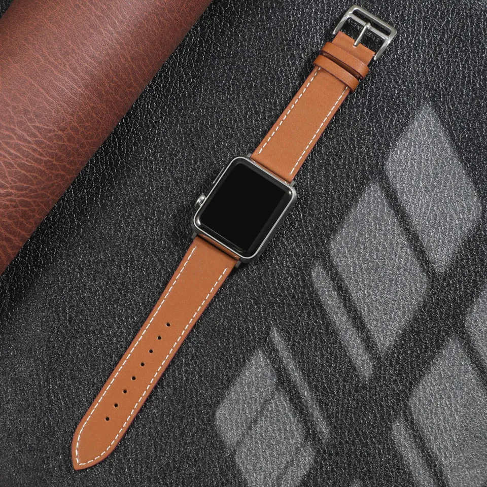 Apple watch series 5 leather band best sale