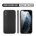 BILI for Samsung M10 Back Cover Ultra Thin Soft Luxury Square Multicolor Liquid Silicone Phone Case. 