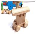 Wooden Digital Numbers Train Toy Kids Wood Set. 