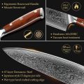 Damascus Steel Knives set. 