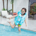 Inflatable Kid's Life Jacket Summer Collection, Life Vest Swimming, Boating, Rafting, Beach, Water Sports, Safety, Portable, 2 Quick Adjustable Buckle, Fun Play Game Waters Swim, Premium Quality Air Plug For Girls, Boys, Children's Life. 
