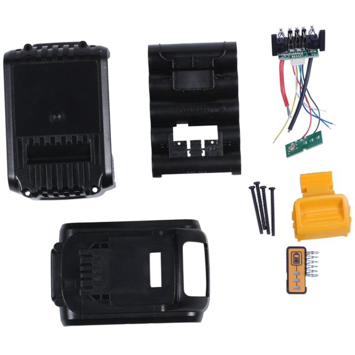 For Dewalt 18V 20V Battery Replacement Plastic Case 3.0Ah 4.0Ah DCB201,DCB203,DCB204,DCB200 Li-Ion Battery Cover Parts