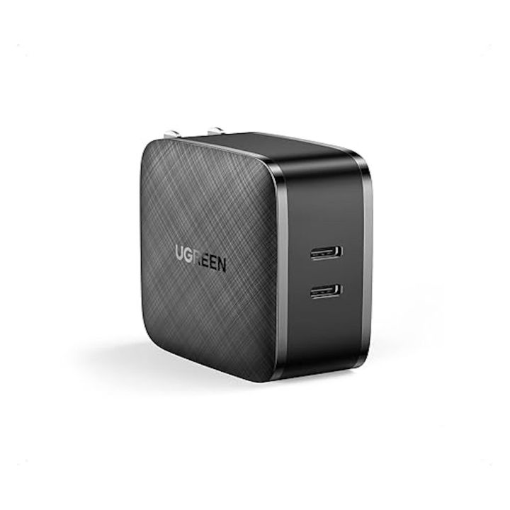 UGREEN 70866 PD 66W GAN Fast Charger 2XC - Dual USB-C Ports for Rapid Charging