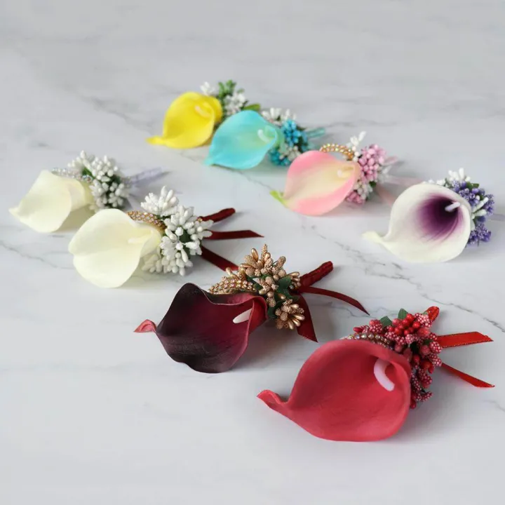 2pcs%20Calla%20Wedding%20Boutonniere%20Corsage%20Prom%20Brooch%20Pin%20-%20Image%205