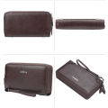 Baellerry Men Wallets Long Clutch Purse Large Capacity Zippers Wallet Male PU Leather Wallet Men Business Wallet. 