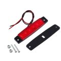 Super Bright Truck Side Marker Indicator Light Turn Signal Lamp 12V 24V LED Auto Car Bus Lorry Trailer Tail Warning Lamp Brake Lights. 