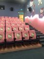 Customized conference room seat cover theater printing head cover lecture hall conference hall back cover cover auditorium chair cover. 