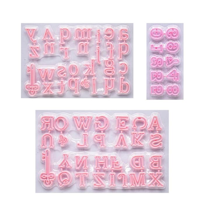 Cutter Mold Cake/cookie Tools Fondant Capital/letter/number Plastic