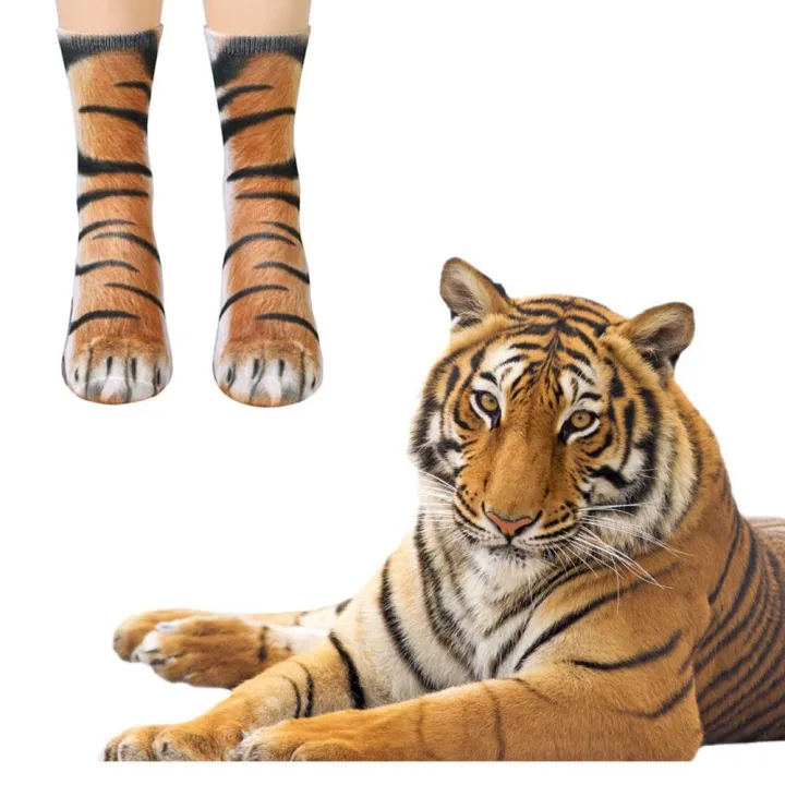 Animal%20Feet%20Socks,%20Men&Women%20Crazy%20Novelty%20Animal%20Paw%20Crew%20Funny%20Socks%20Sublimated%203D%20Print%20Socks%20-%20Image%205
