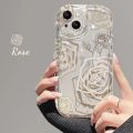 Cute Rabbit Flower Floral Case For Itel P65 4G Cover Curly Wave Soft Silicone. 