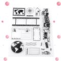 Clear Stamp Scrapbook Photo Cards Postcards 14x18cm Rubber Seal Silicone Stamps Craft Tool. 