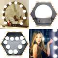 Original Portable 3 Mode Vanity Makeup Lights Super Bright Mirror Studio Glow 3 Mode Vanity Led Bulb White, Off White & Yellow With 10 Bulbs. 