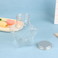 Star Shaped Clear Plastic Storage Container Jar Screw Top Jars With Lid Lidded Zhonggaohang. 