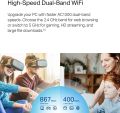 TP-Link Archer T4U Plus AC1300 Dual Antennas High-Gain Wireless USB Adapter Ver 1.0 - MU-MIMO. 