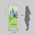 X stand banner Flex Standee - Display Stand 2x5 feet for Marketing Promotions - Flex Standee - X Display Stand without PanaFlex. 
