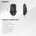 Fantech Raigor III WG12 2.4 GHZ Wireless Gaming Mouse Ambidextrous Design With PixArt Optical Sensor For Pro Users. 