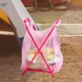 Garbage Bag Holder Frame Lightweight Bathroom Outdoor Trash Bag Holder Stand. 