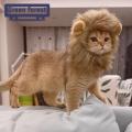 Cute Lion Cat Hat Adorable Lion Style Pet Hat Soft Breathable Lightweight Headwear for Dogs Cats Perfect Photography Prop Friendly to Skin Ideal for Southeast Asian Buyers Cat Hat. 