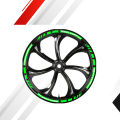 16Pcs 17"18" 15"19"Strips Motorcycle Wheel Tire Stickers Car Reflective Rim Tape Motorbike Bicycle Auto Wheel Exterior Decals. 