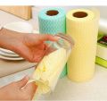 1Roll (25 Sheets) Multi-Purpose Kitchen Cleaning Reusable Wipes Multi-Colour. 